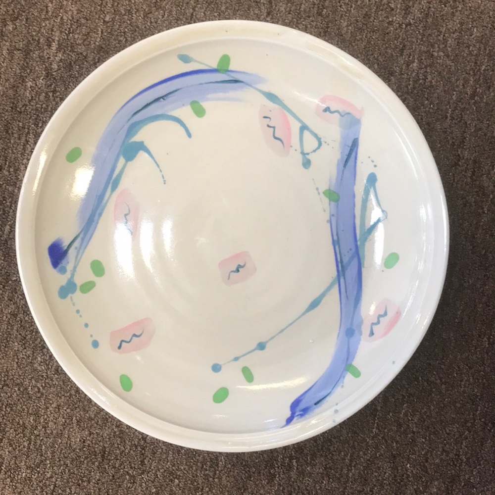 Scott Frankenberger Signed 12-3/4"‎ Pottery Platter